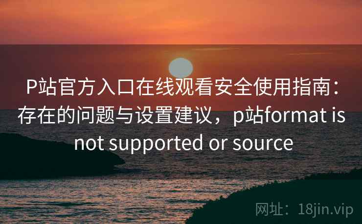 P站官方入口在线观看安全使用指南：存在的问题与设置建议，p站format is not supported or source