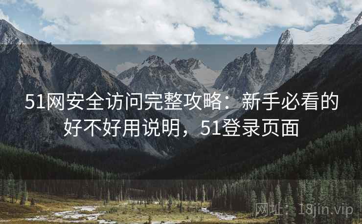 51网安全访问完整攻略：新手必看的好不好用说明，51登录页面