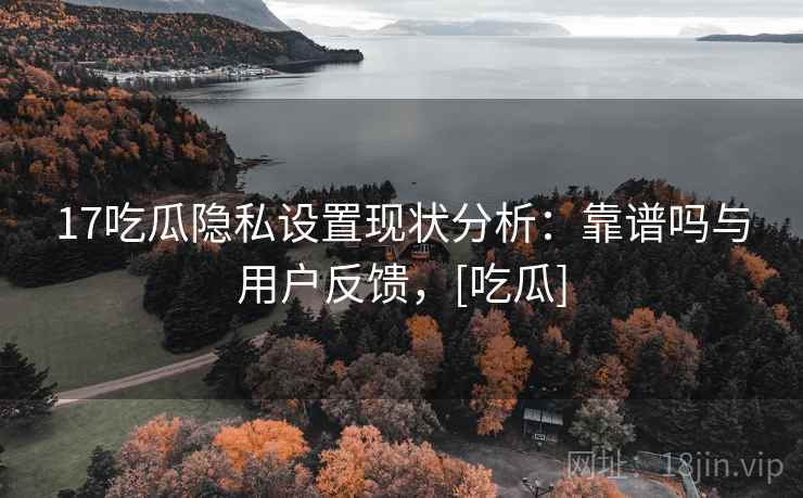 17吃瓜隐私设置现状分析：靠谱吗与用户反馈，[吃瓜]  第1张