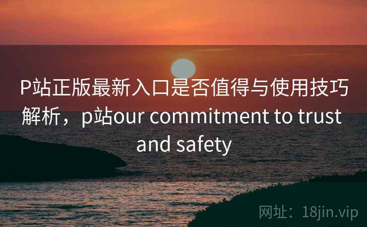 P站正版最新入口是否值得与使用技巧解析，p站our commitment to trust and safety  第2张