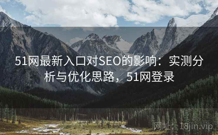 51网最新入口对SEO的影响：实测分析与优化思路，51网登录  第1张