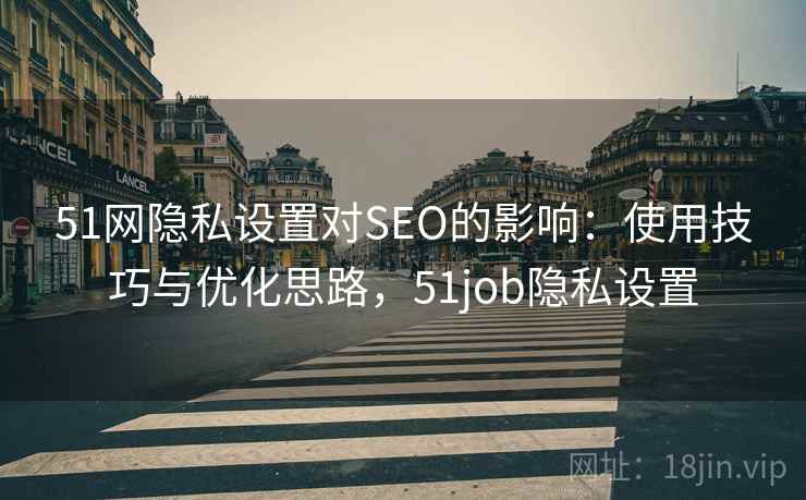51网隐私设置对SEO的影响：使用技巧与优化思路，51job隐私设置  第2张